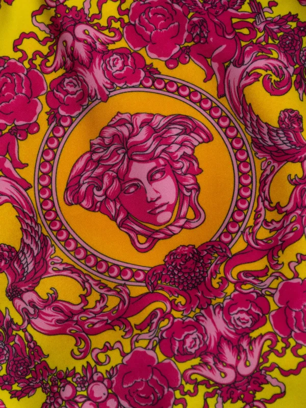 Versace Kids メドゥーサ ワンピース水着 | イエロー | FARFETCH JP