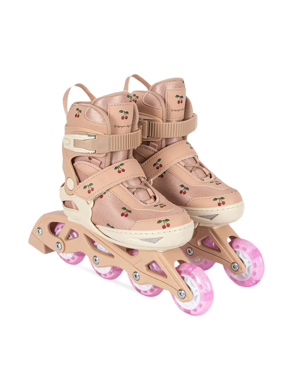 Konges Sløjd cherry print strap roller skates | Pink | Image 1