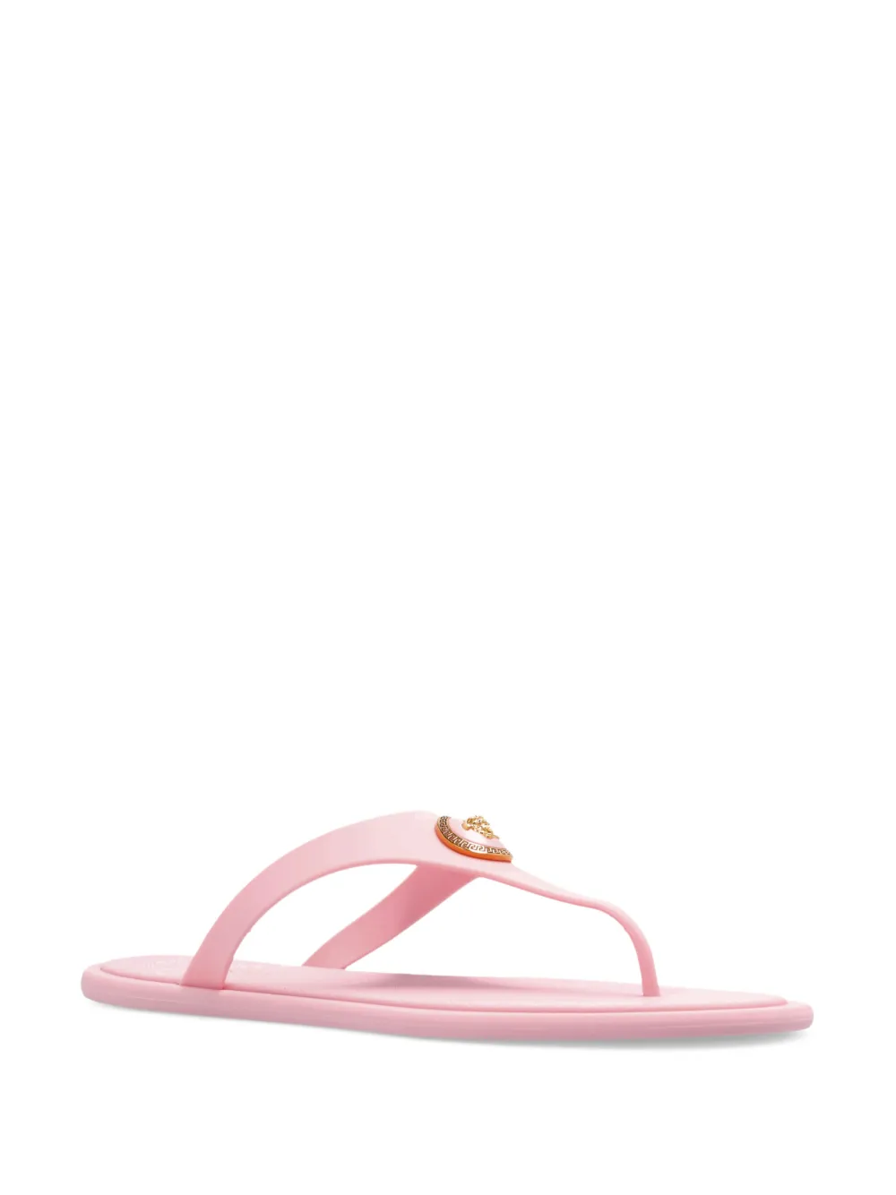 Versace Alia Medusa-accent Slides In Pink