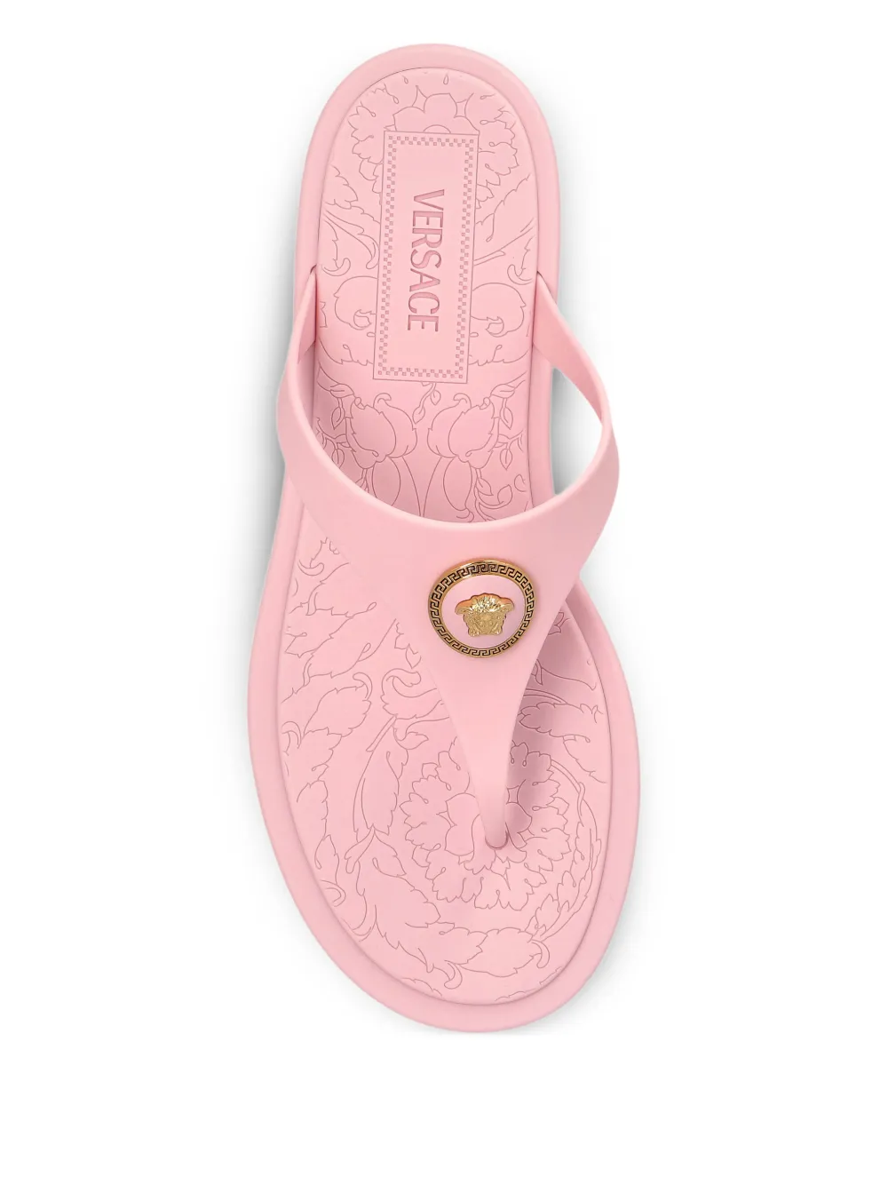 Versace Alia Medusa-accent Slides In Pink