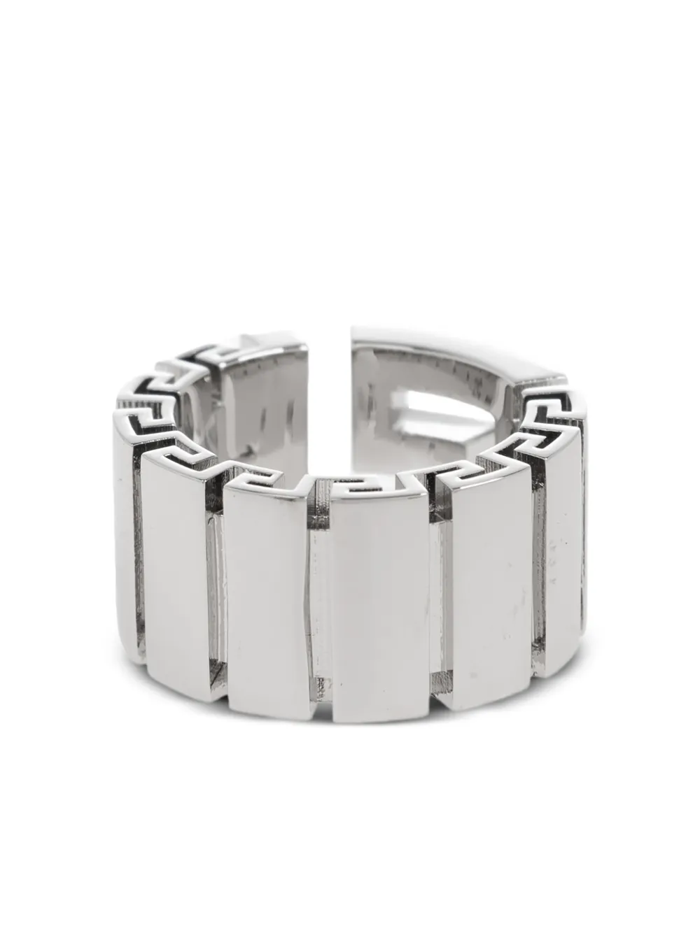  Versace Greca-motif Ring - Silver 