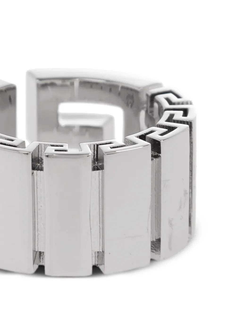  Versace Greca-motif Ring - Silver 