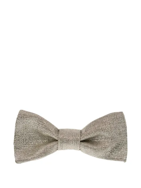 Versace metallic-effect bow tie