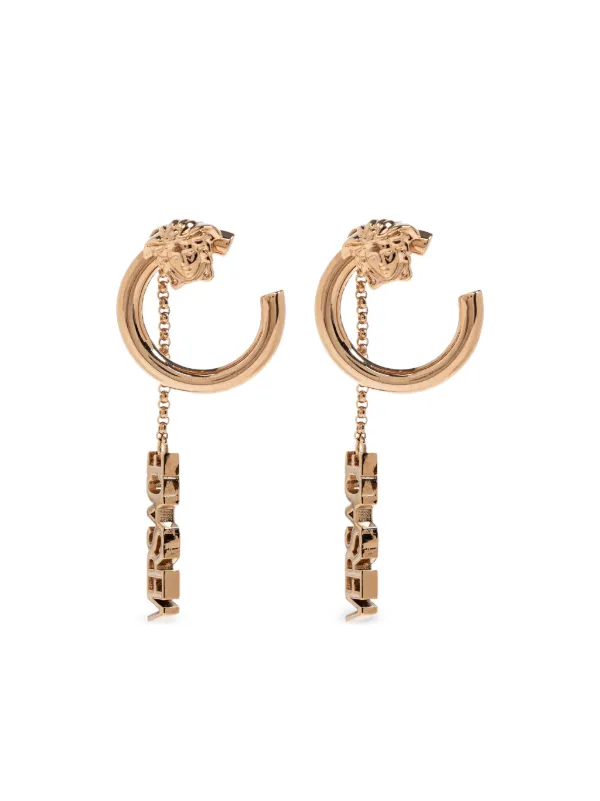 Versace Medusa-logo Earrings in Gold