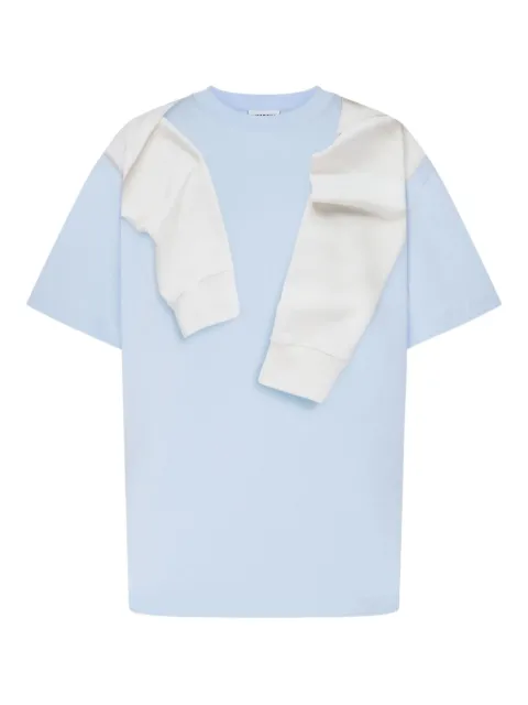 MOSCHINO JEANS playera con estampado trompe l'oeil