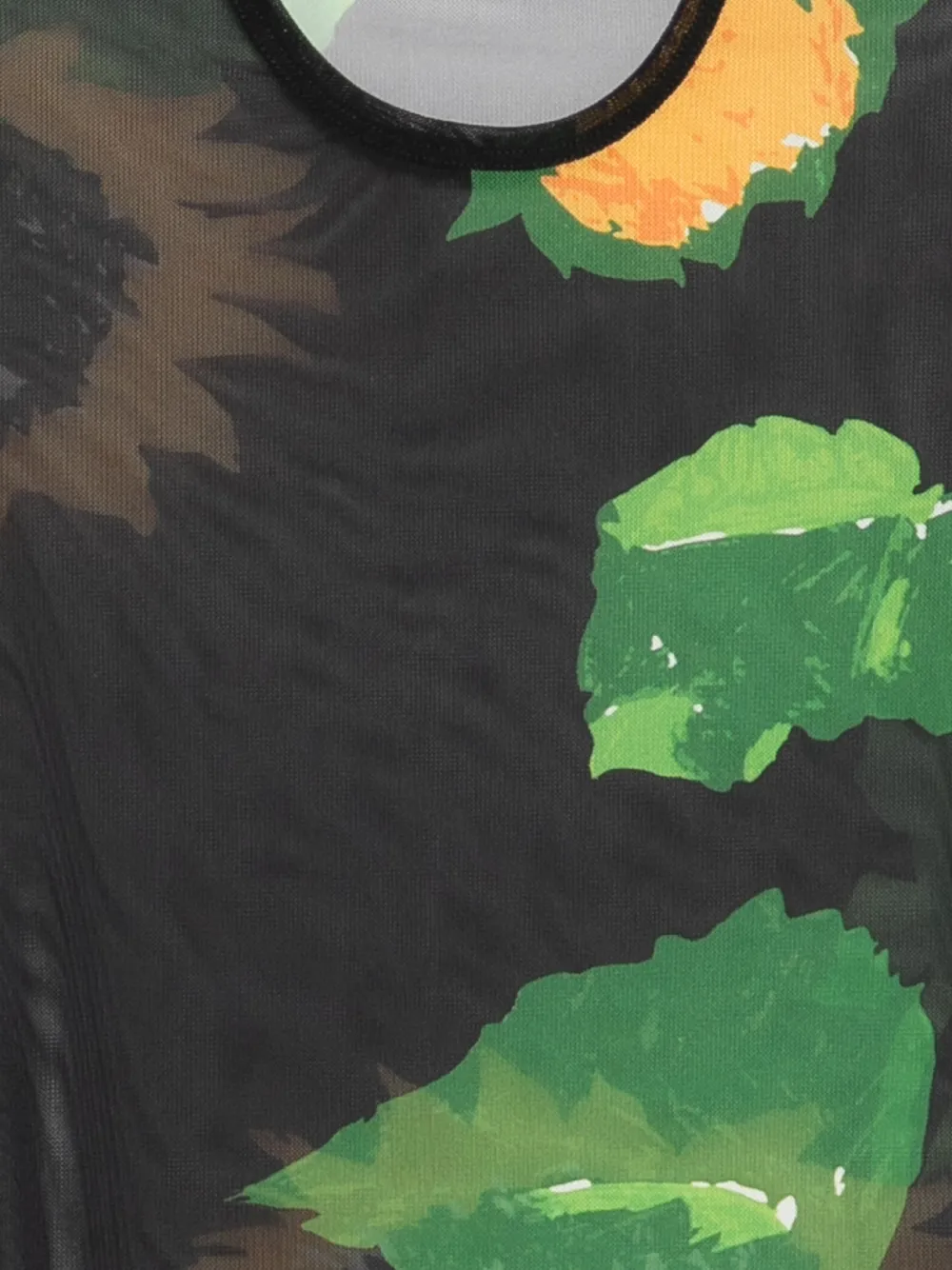 MOSCHINO JEANS T-shirt met bloemenprint Zwart