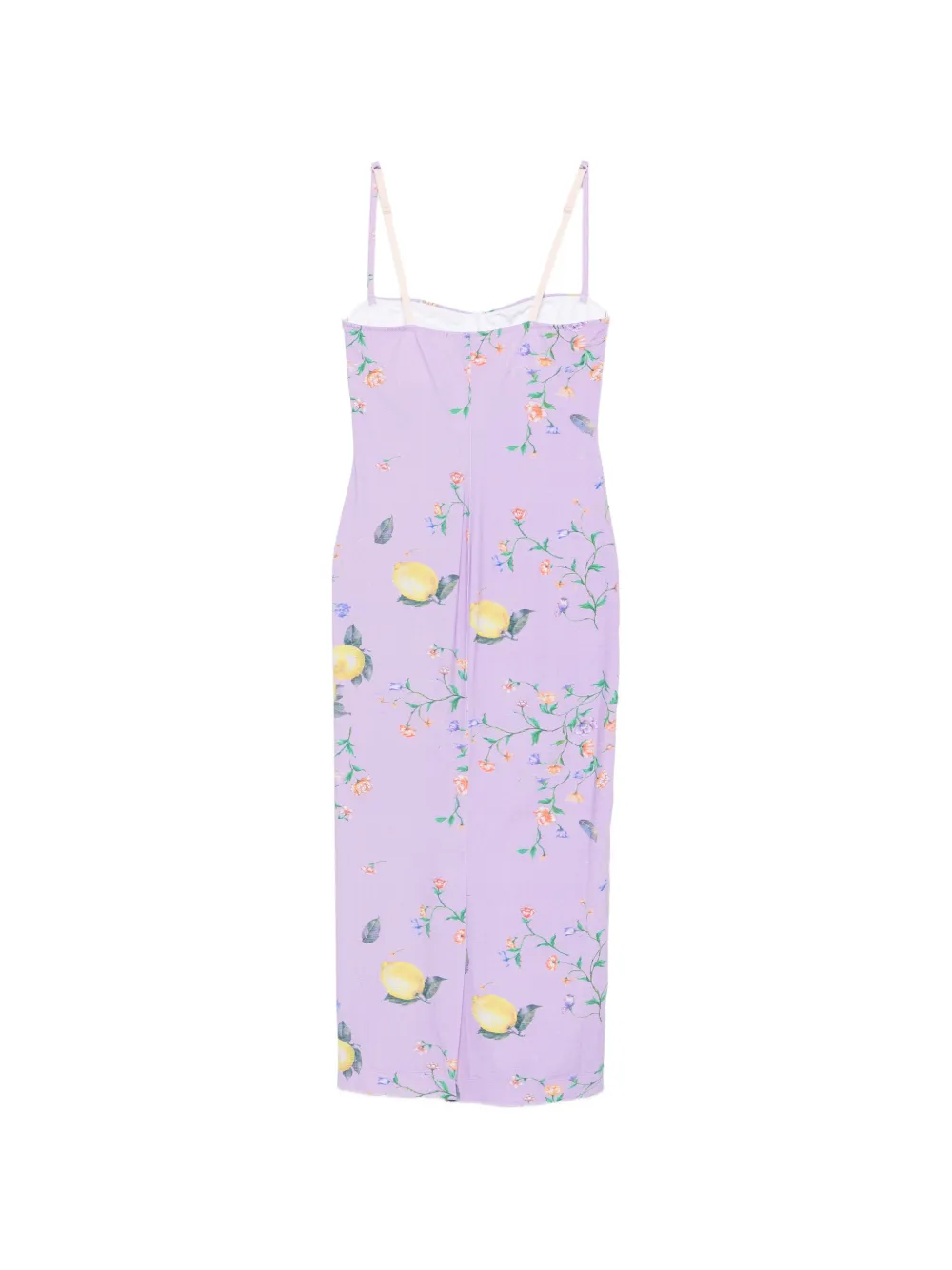 MOSCHINO JEANS Jurk met citroenprint Paars