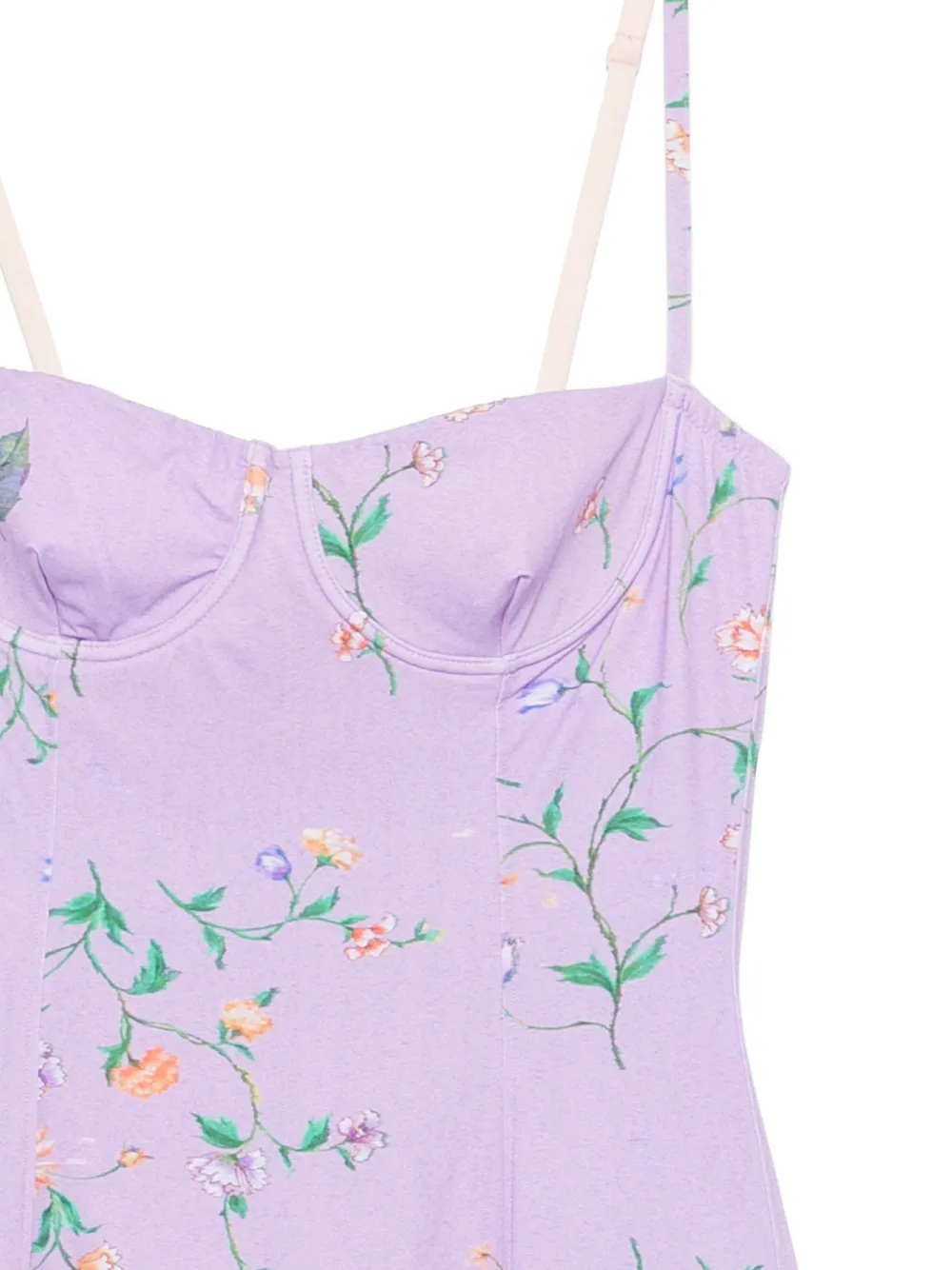 MOSCHINO JEANS Jurk met citroenprint Paars
