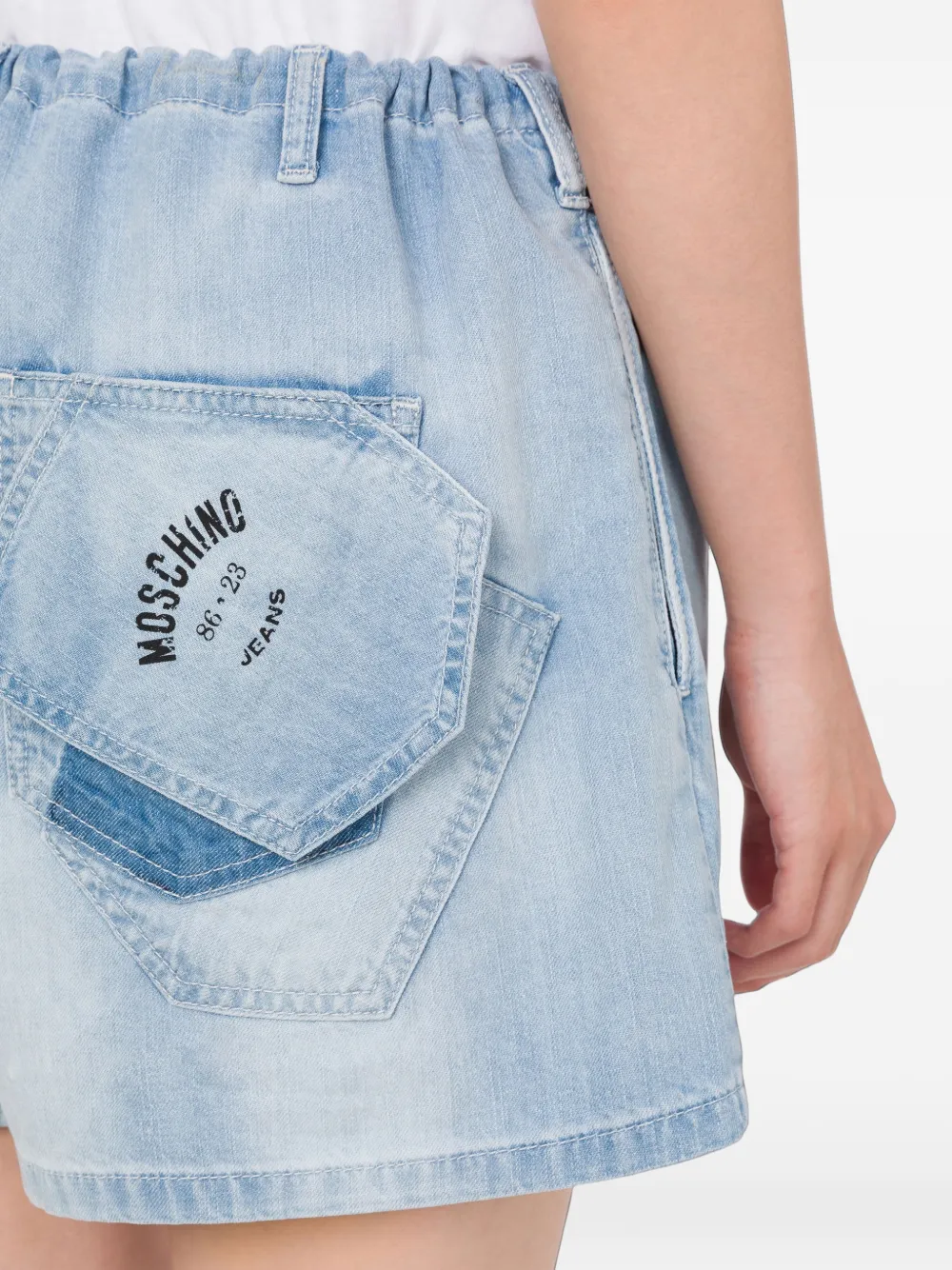 MOSCHINO JEANS Shorts met trekkoord Blauw