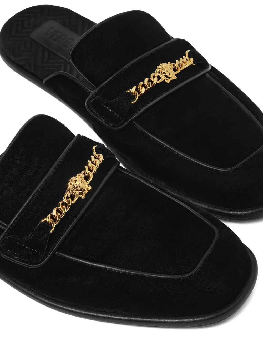 Versace Medusa Head muiltjes Zwart