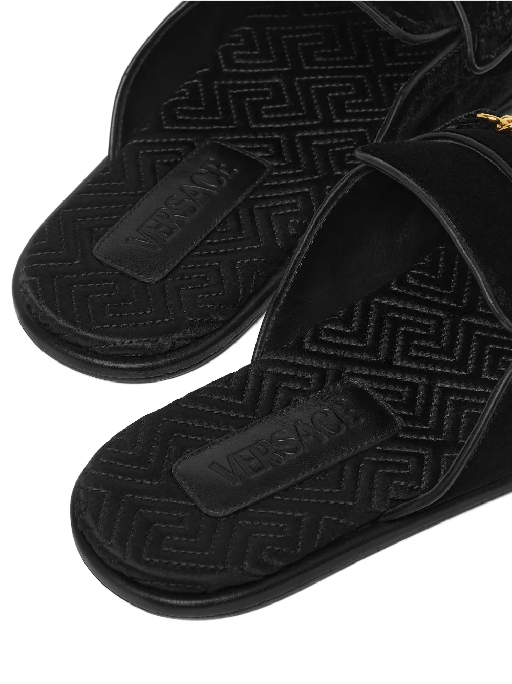 Versace Medusa Head muiltjes Zwart