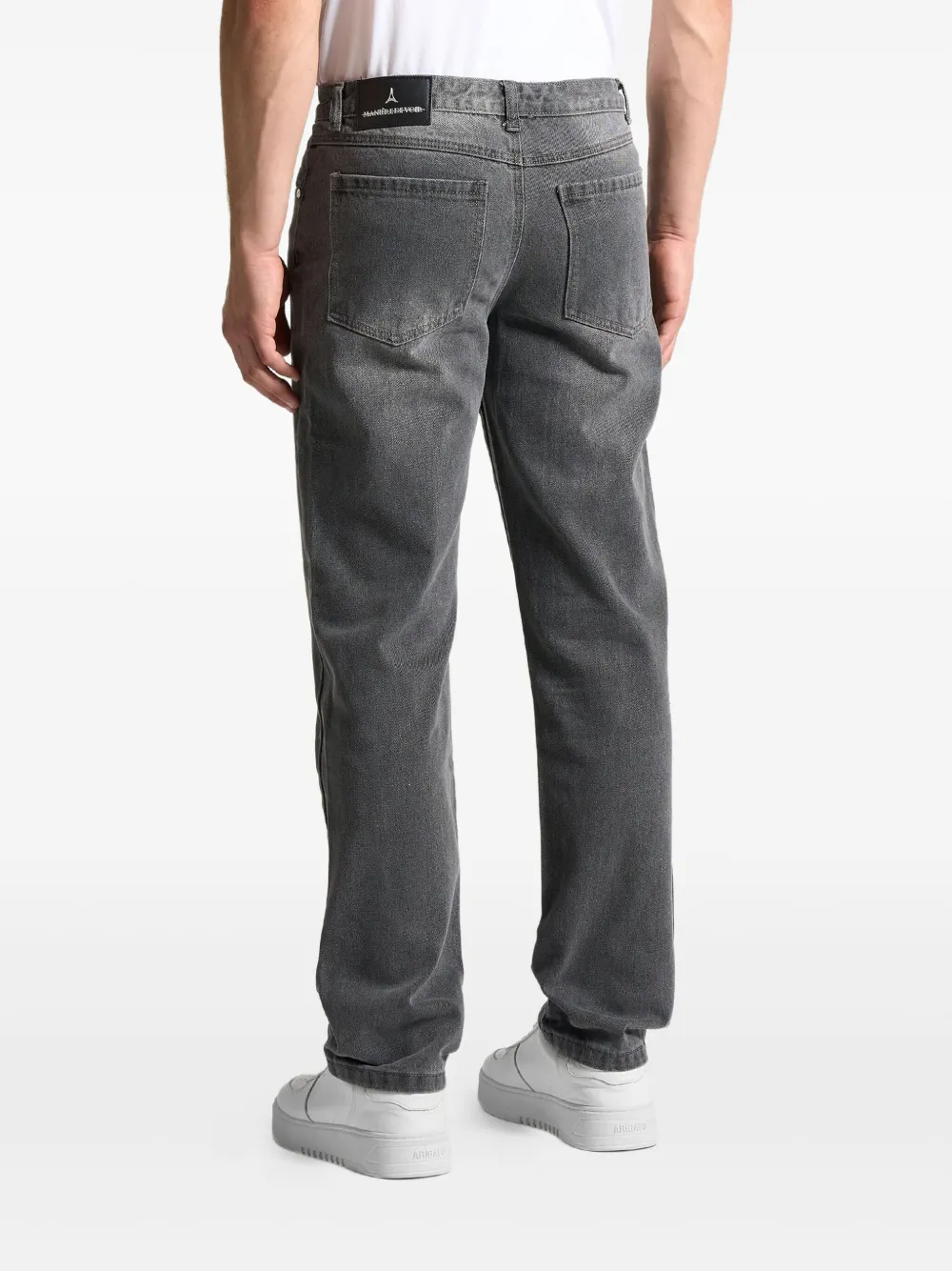 Manière De Voir Jeans met vijf zakken Grijs