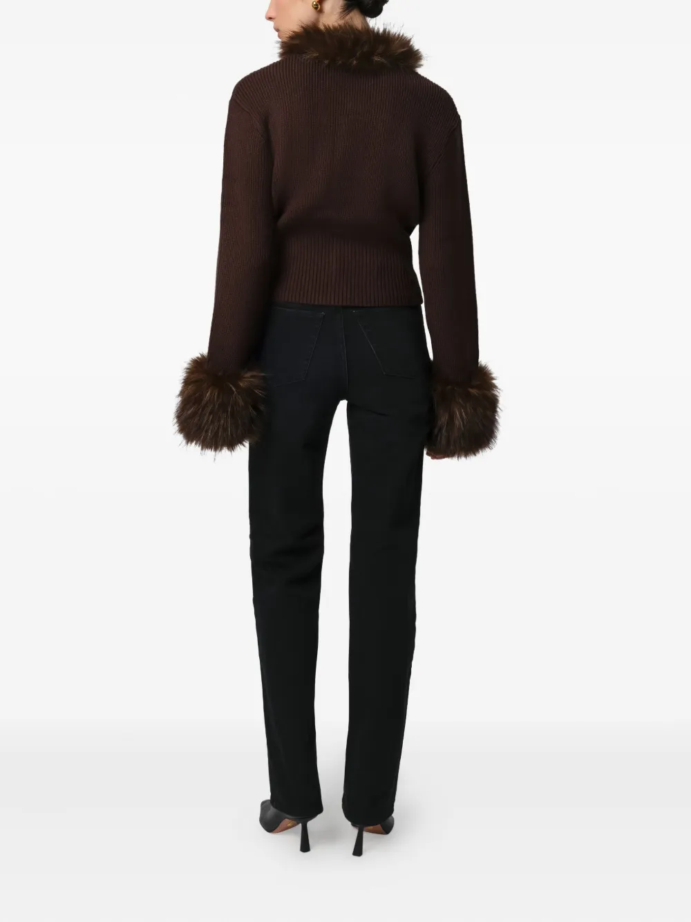 Apparis Rosa cardigan Bruin