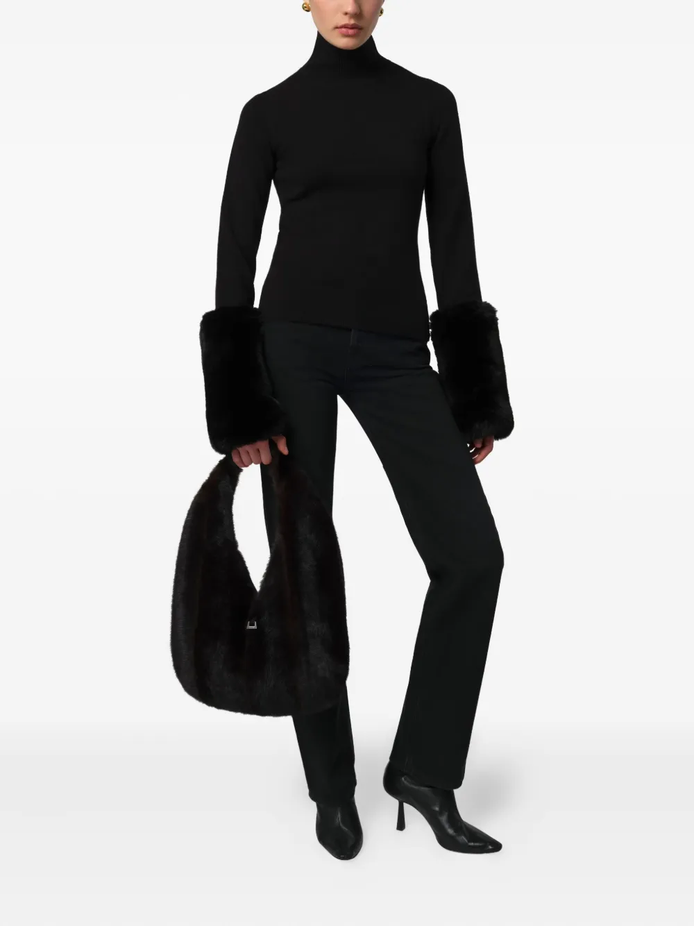 Apparis Colette Shoulder Bag In Black