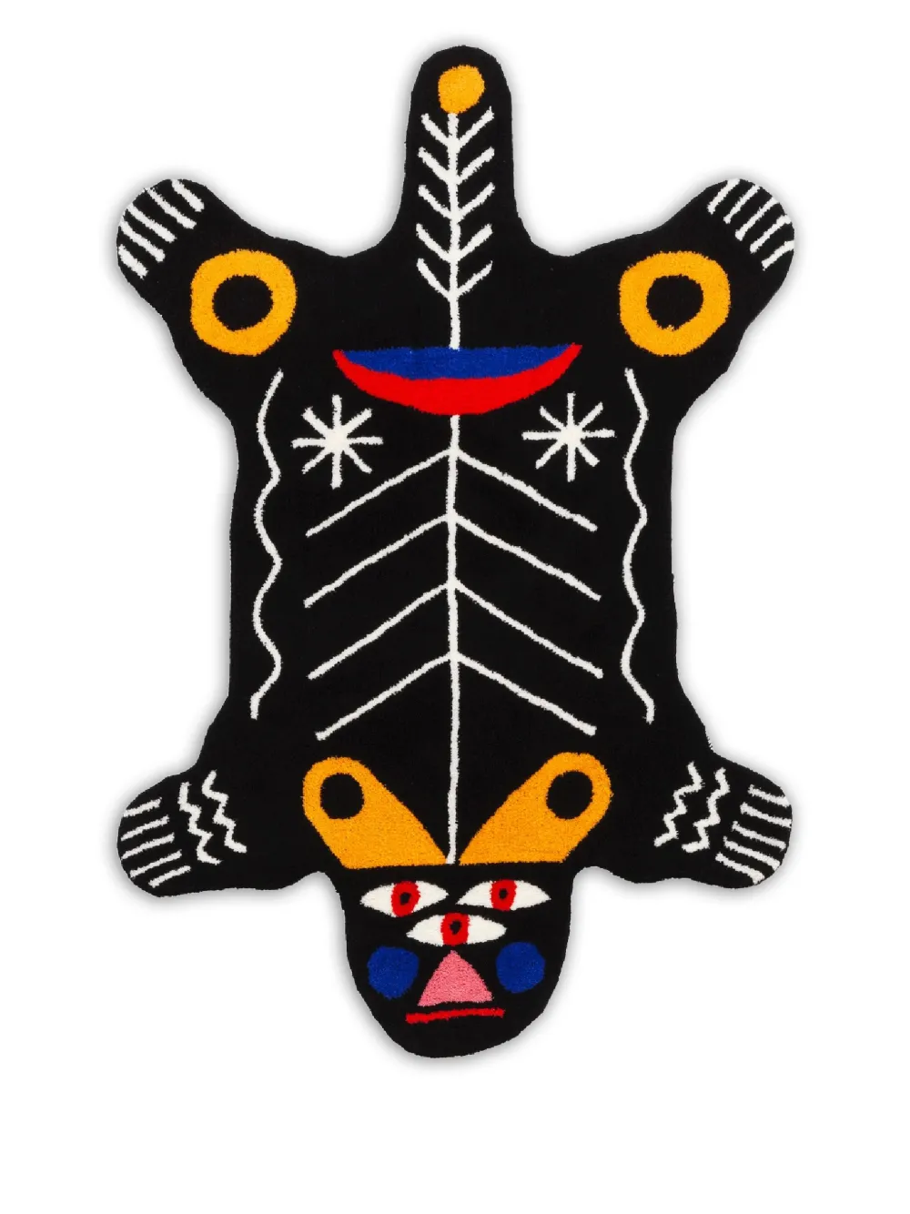 Qeeboo Oggian Kinotto M shaped rug (150cm x 96) | Rugs | Image 2