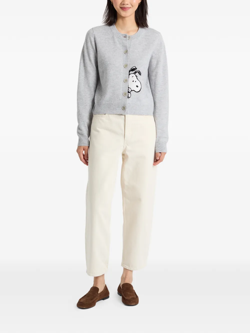 X Peanuts Snoopy Peekabow Cardigan