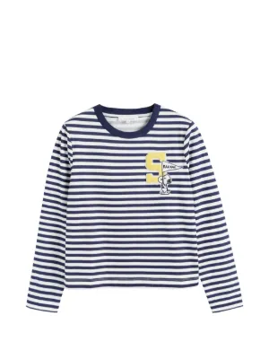 GOSHA RUBCHINSKIY Striped long-sleeve T-shirt | Blue | FARFETCH ID