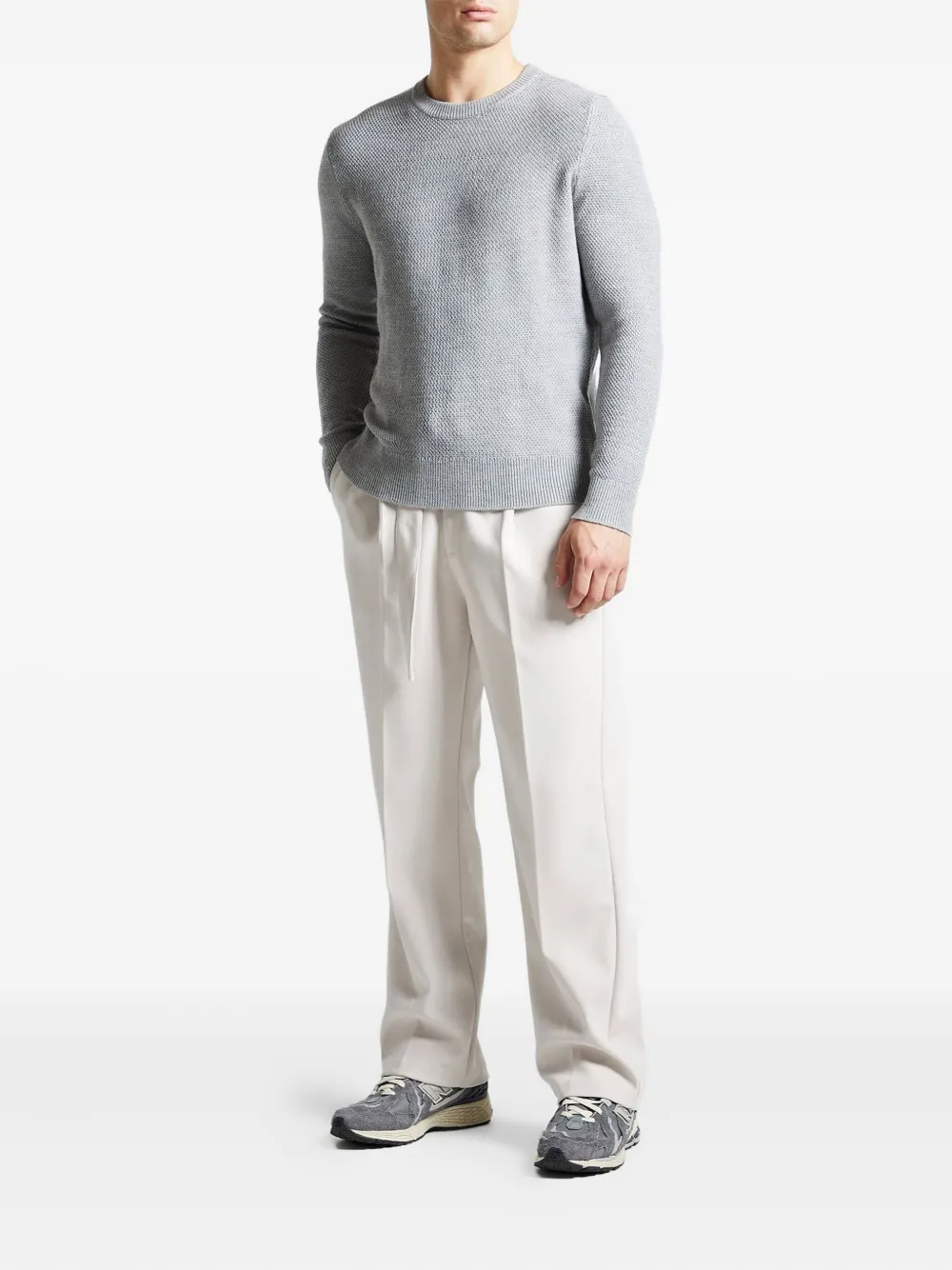 Manière De Voir Gabin crew-neck sweater - Grijs