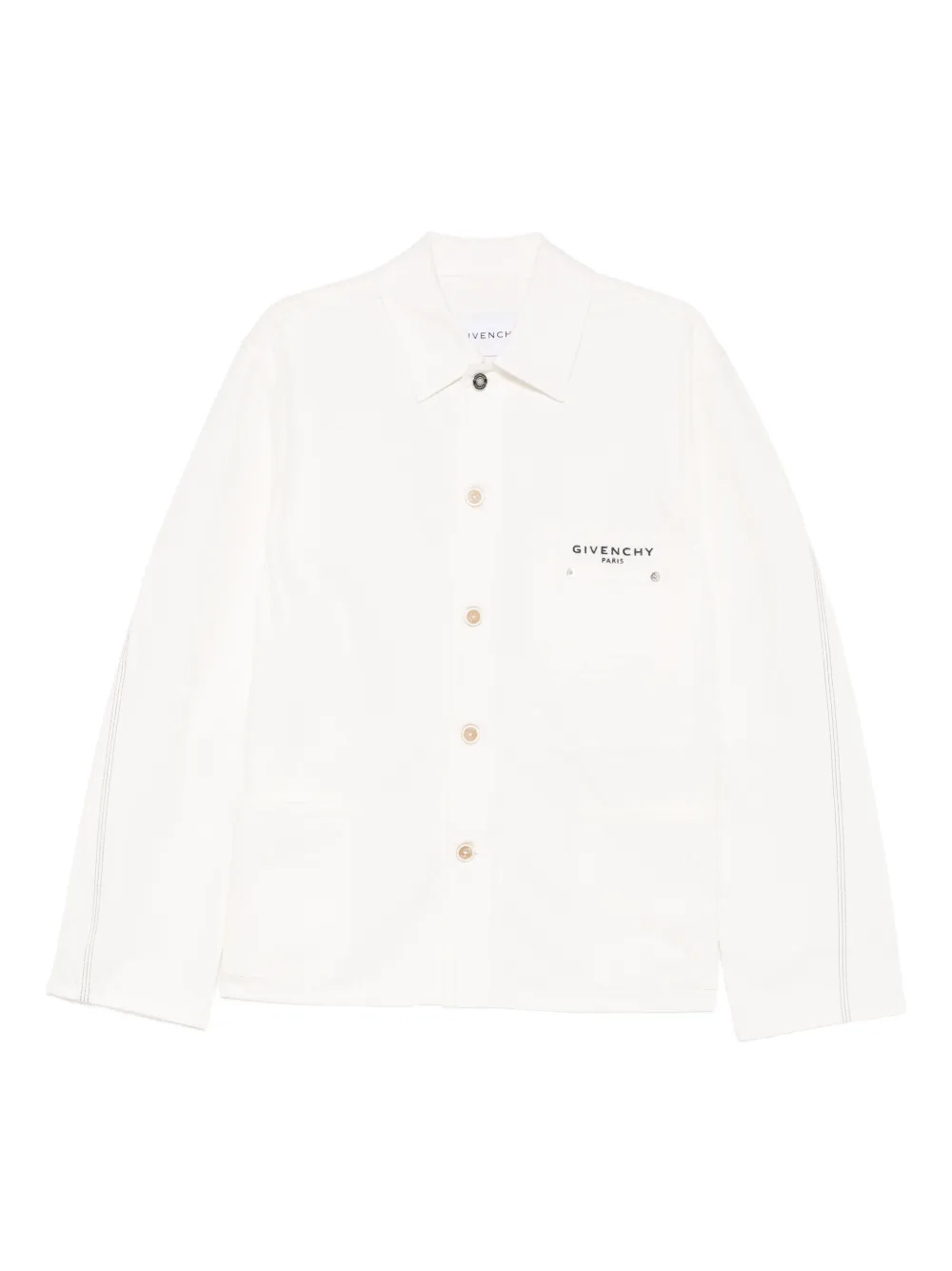 Givenchy chaqueta vaquera con logo bordado | neutro | Image 1