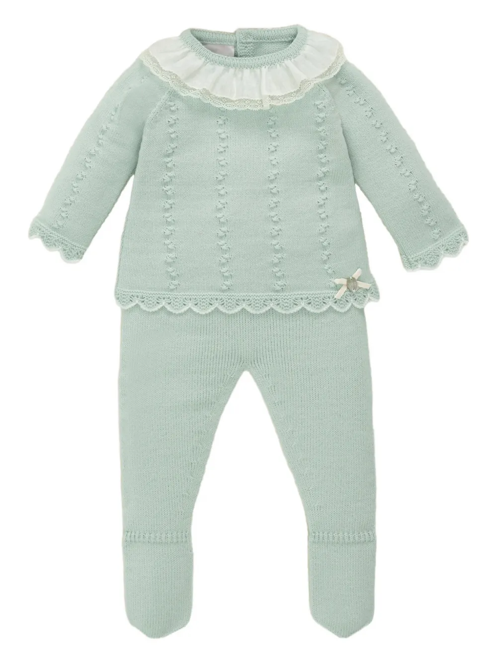 Paz Rodriguez pijama de encaje con volantes | verde | Image 1