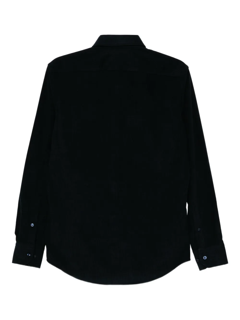 BOSS Ribfluwelen overhemd - Blauw