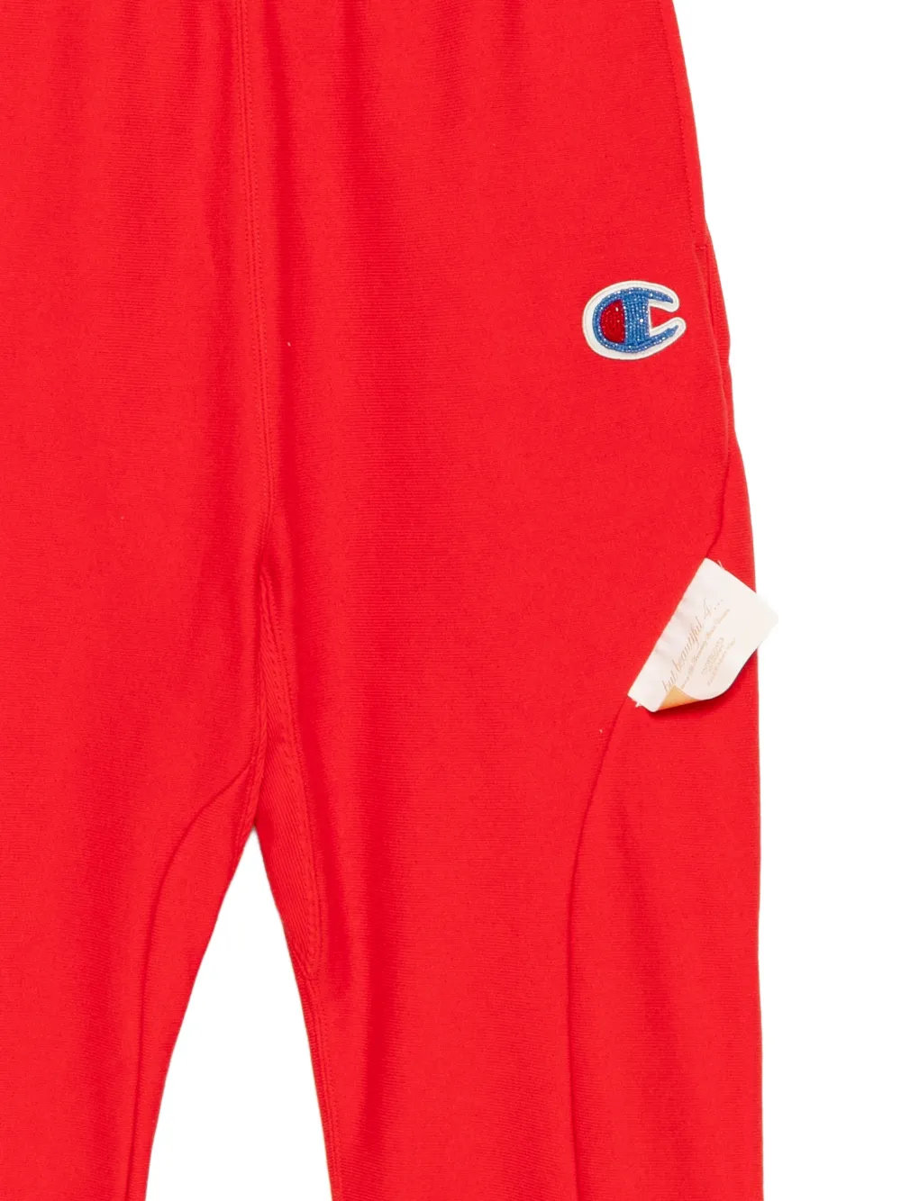 Undercover X Champion Logo-embroidered Track Pants In Red
