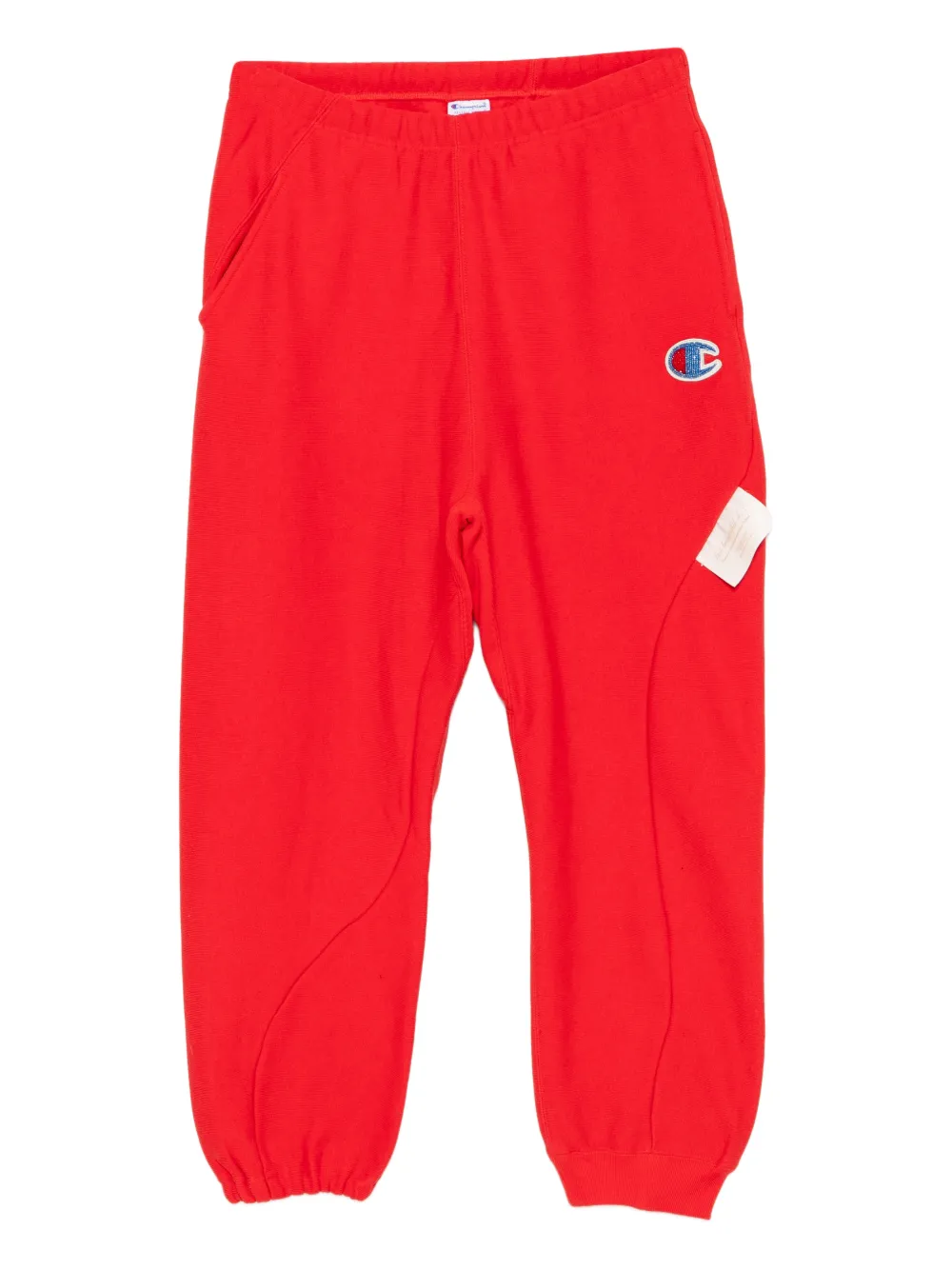 Undercover Pantaloni sportivi con applicazione - Rosso