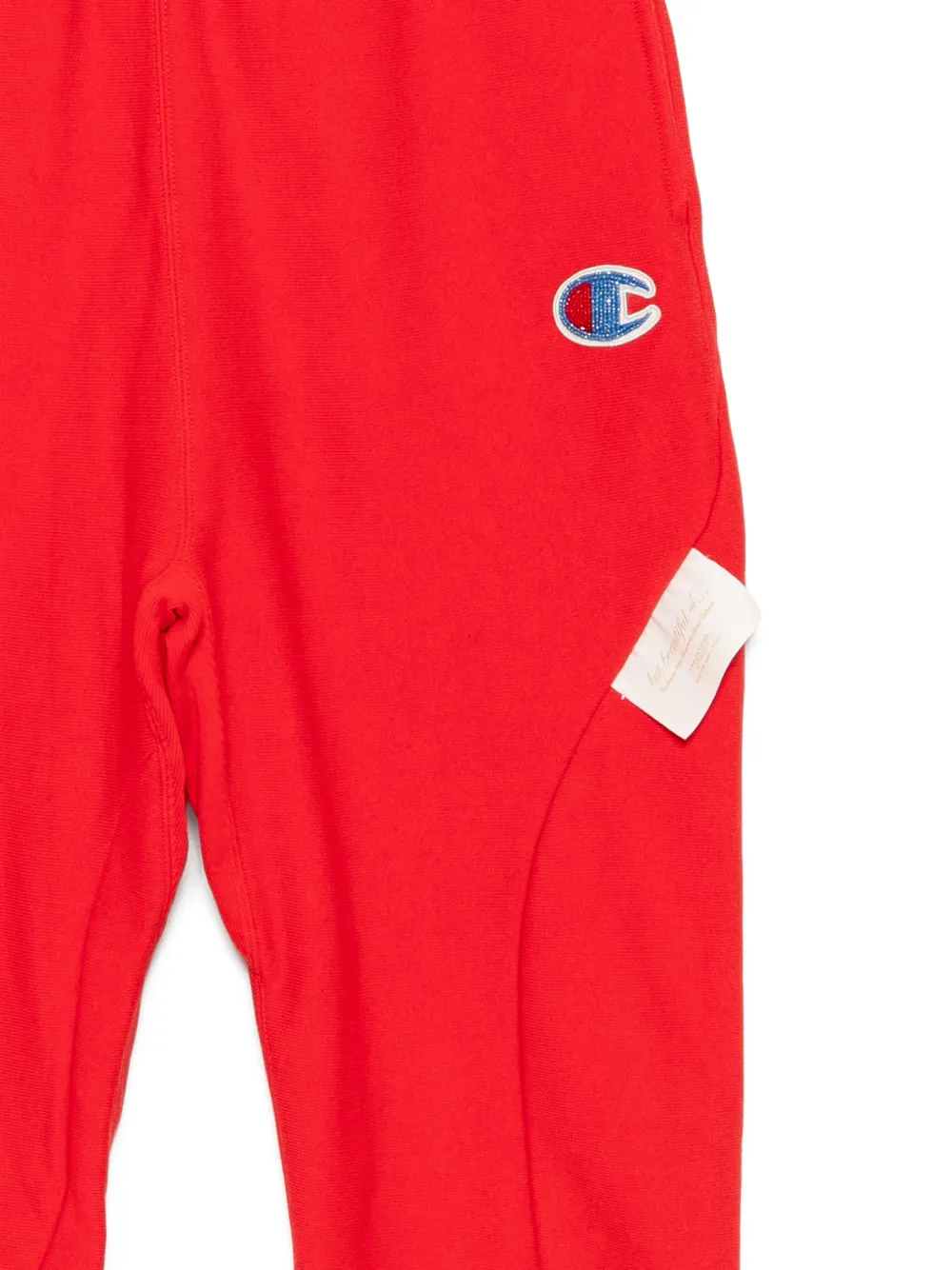  Undercover Logo-patched Track Pants - Red 