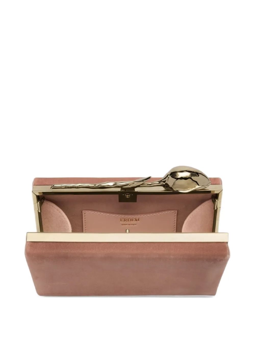ERDEM Bloom Minaudière clutch Beige
