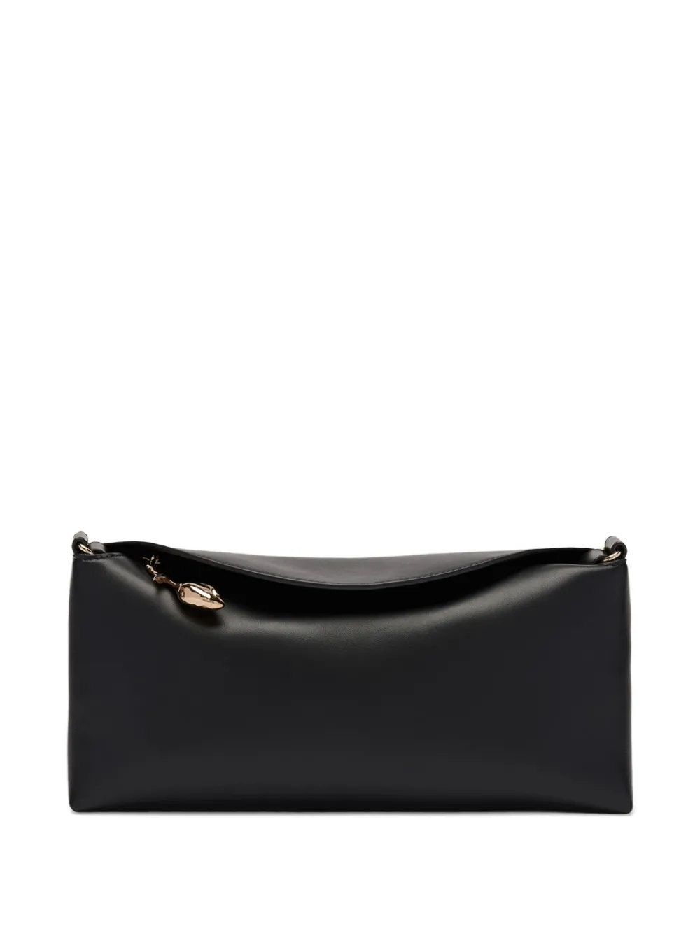 Erdem East West Bloom Shoulder Bag In Black