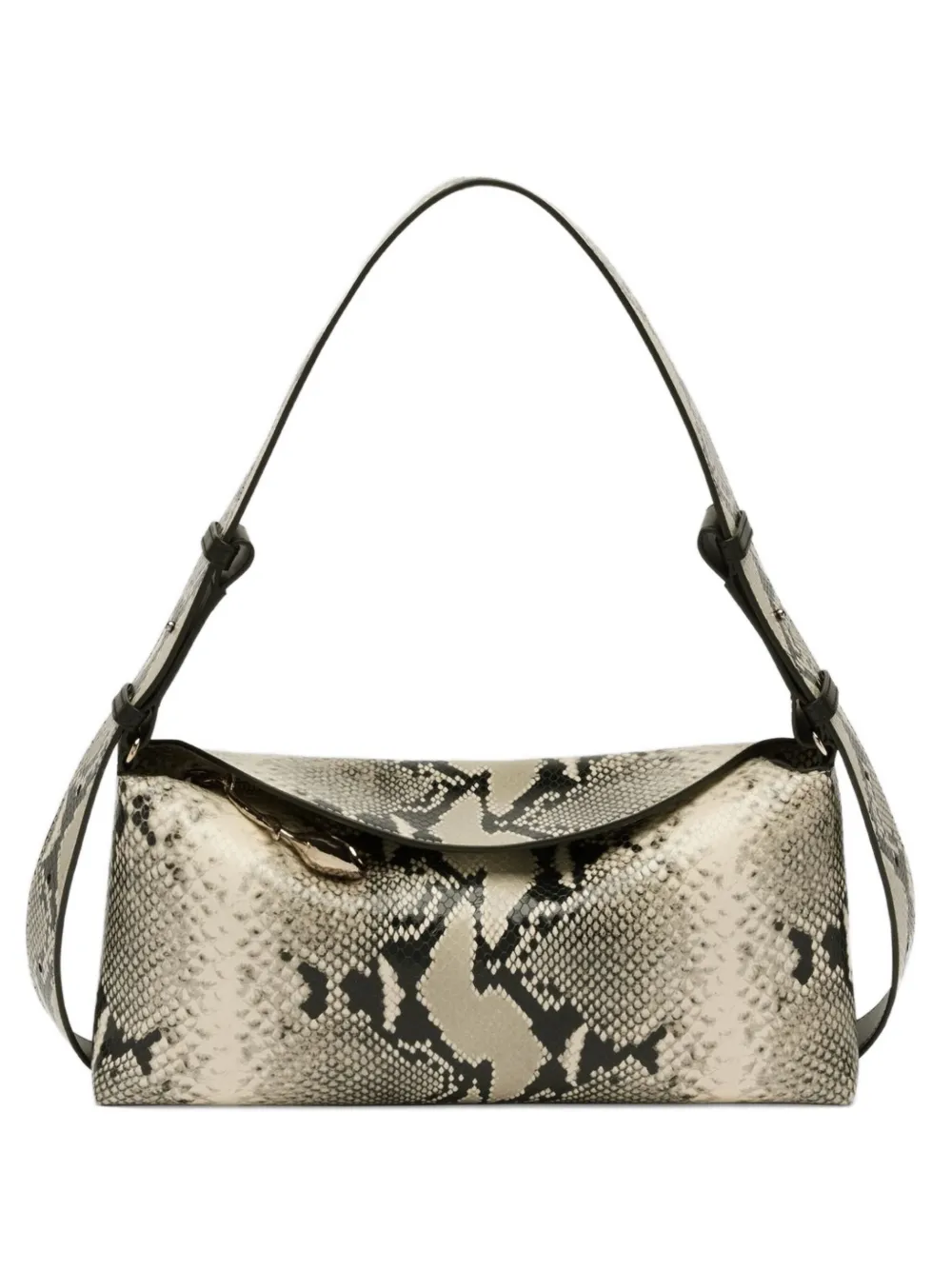 Erdem East West Bloom Shoulder Bag In Neutral