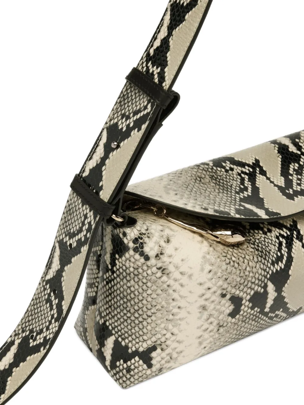 Erdem East West Bloom Shoulder Bag In Neutral