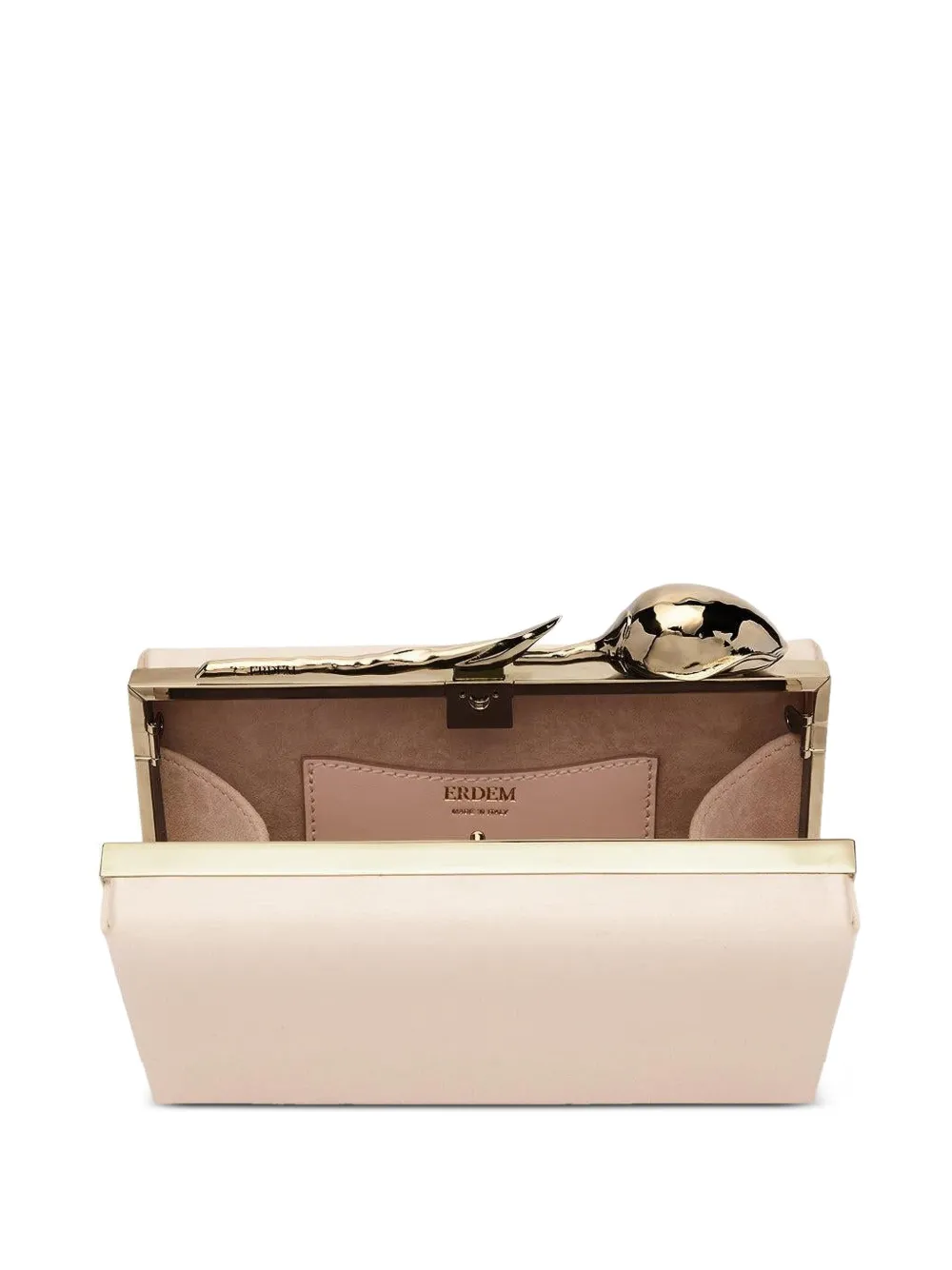 ERDEM Bloom Minaudière Beige