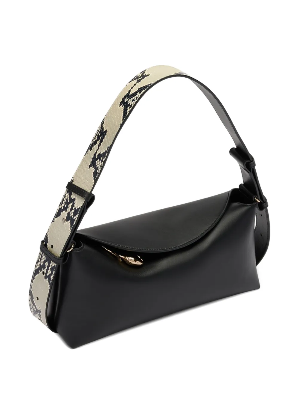  Erdem East West Bloom Shoulder Bag - Black 