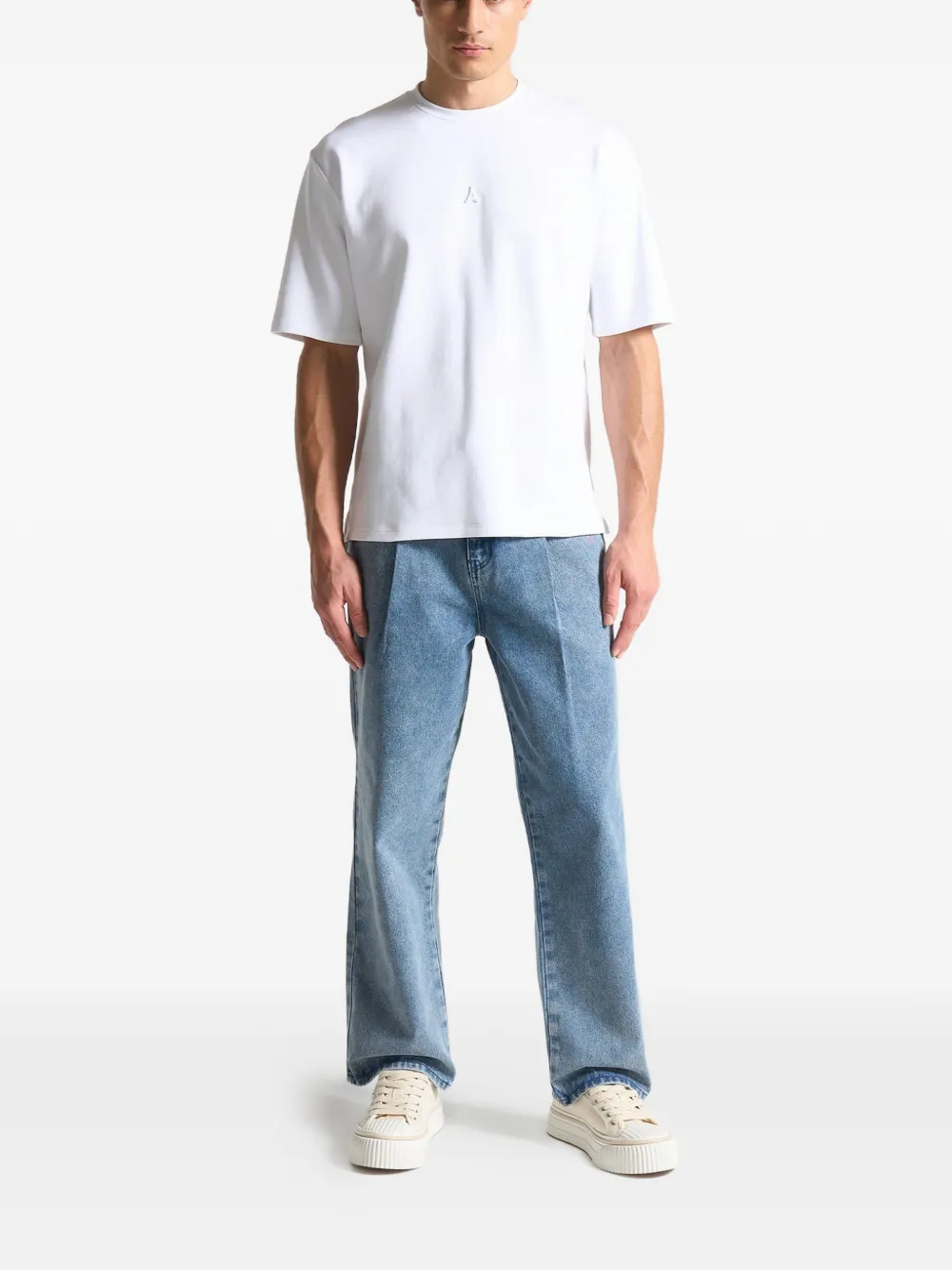 Manière De Voir Self Portrait cotton T-shirt - Wit