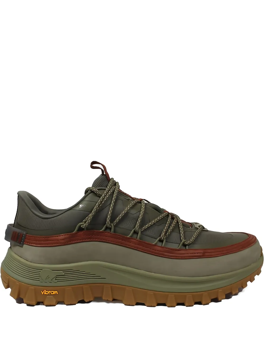 Barbour x Sorel lace-up leather sneakers | Green | Image 1