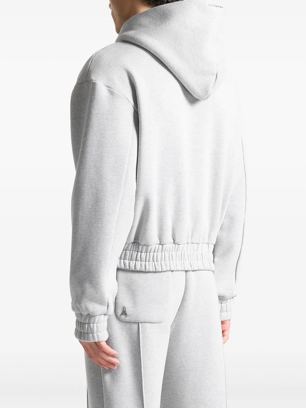 Manière De Voir Kevin hoodie met rits Grijs