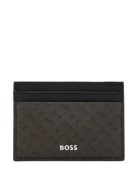 BOSS  embossed-logo cardholder