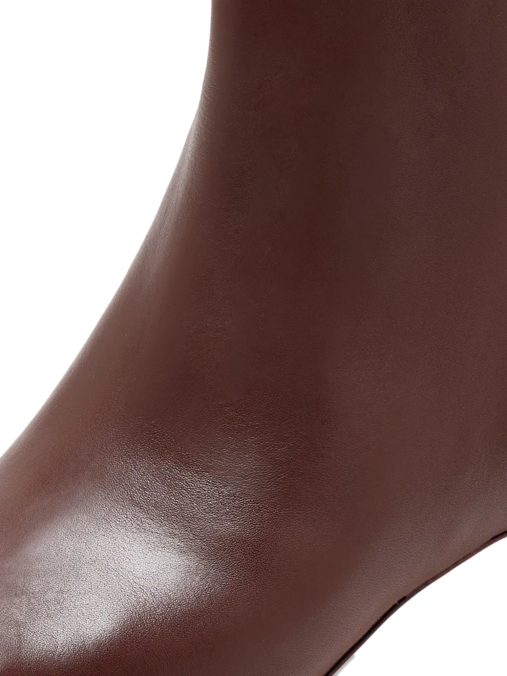 Vince 40mm Harlan Square Heel Ankle Boots In Brown