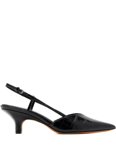 Vince 75mm Levvy slingback leather pumps