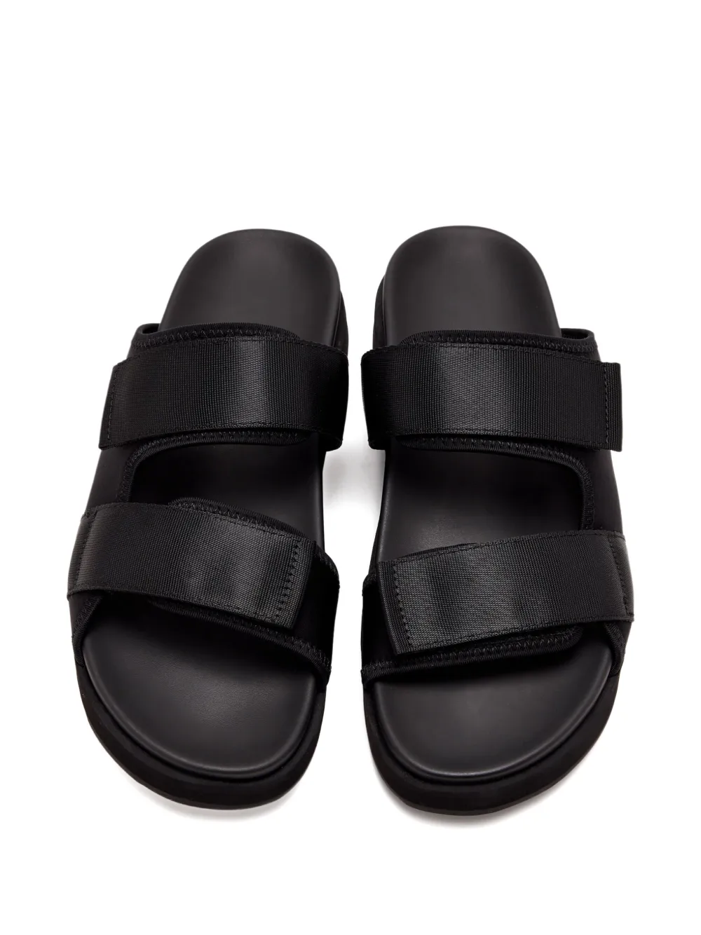 Onwuad Strap Platform Sandals In Black