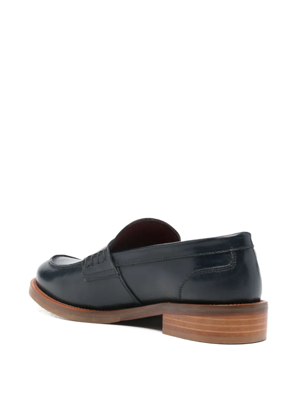 Sommet Woven-detail Leather Loafers In Multi