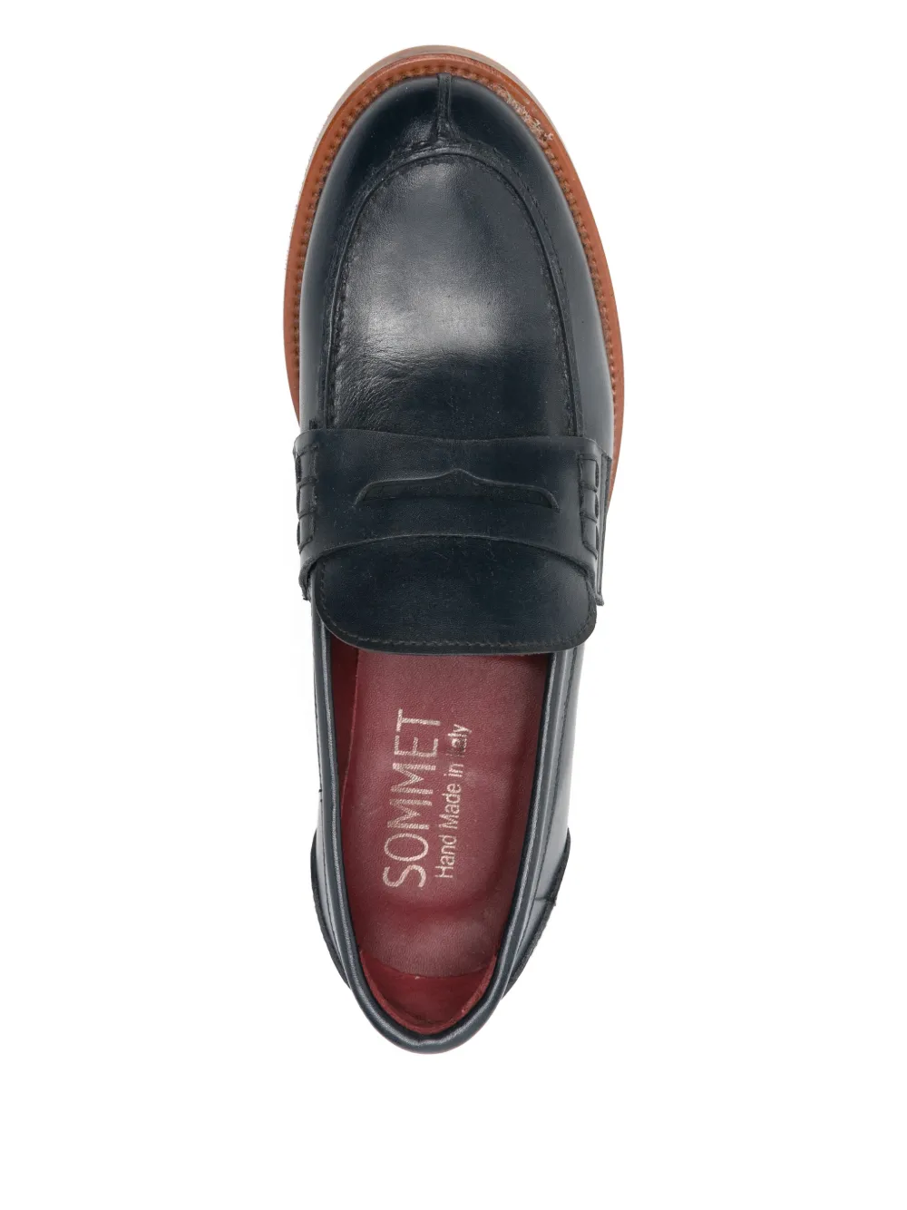 Sommet Woven-detail Leather Loafers In Multi