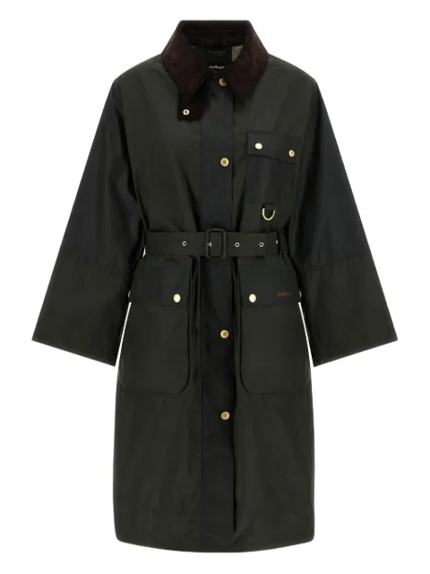 Barbour Milda waxed trench coat