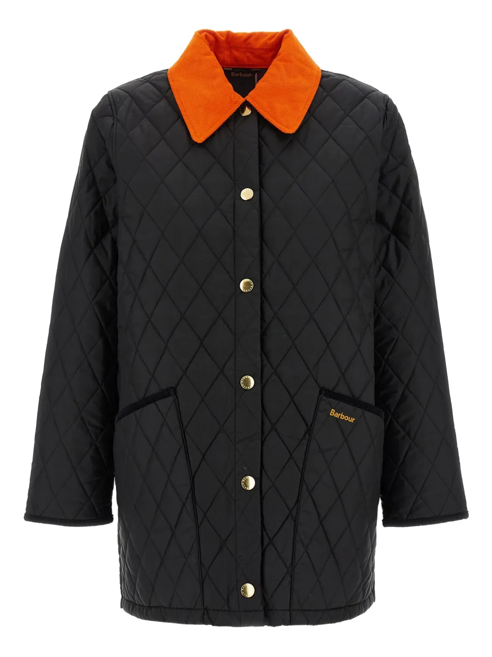 Barbour Icons Modern Liddesdale Quilted Coat In Black
