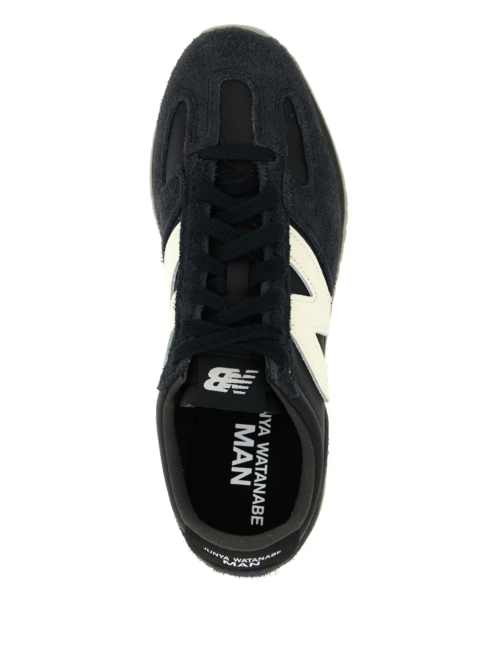 New Balance x Junya Watanabe side-logo lace-up sneakers Zwart