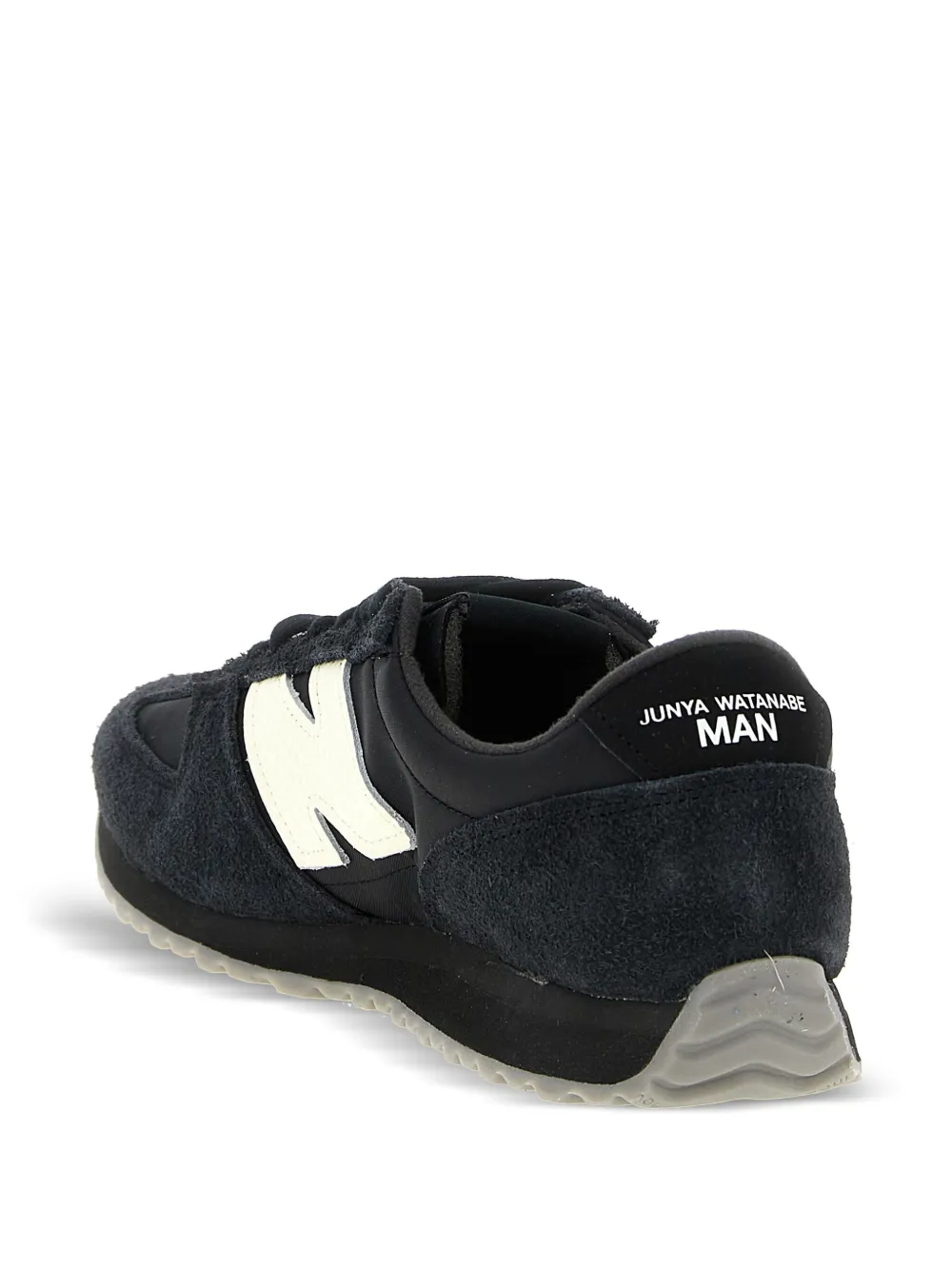 New Balance x Junya Watanabe side-logo lace-up sneakers Zwart