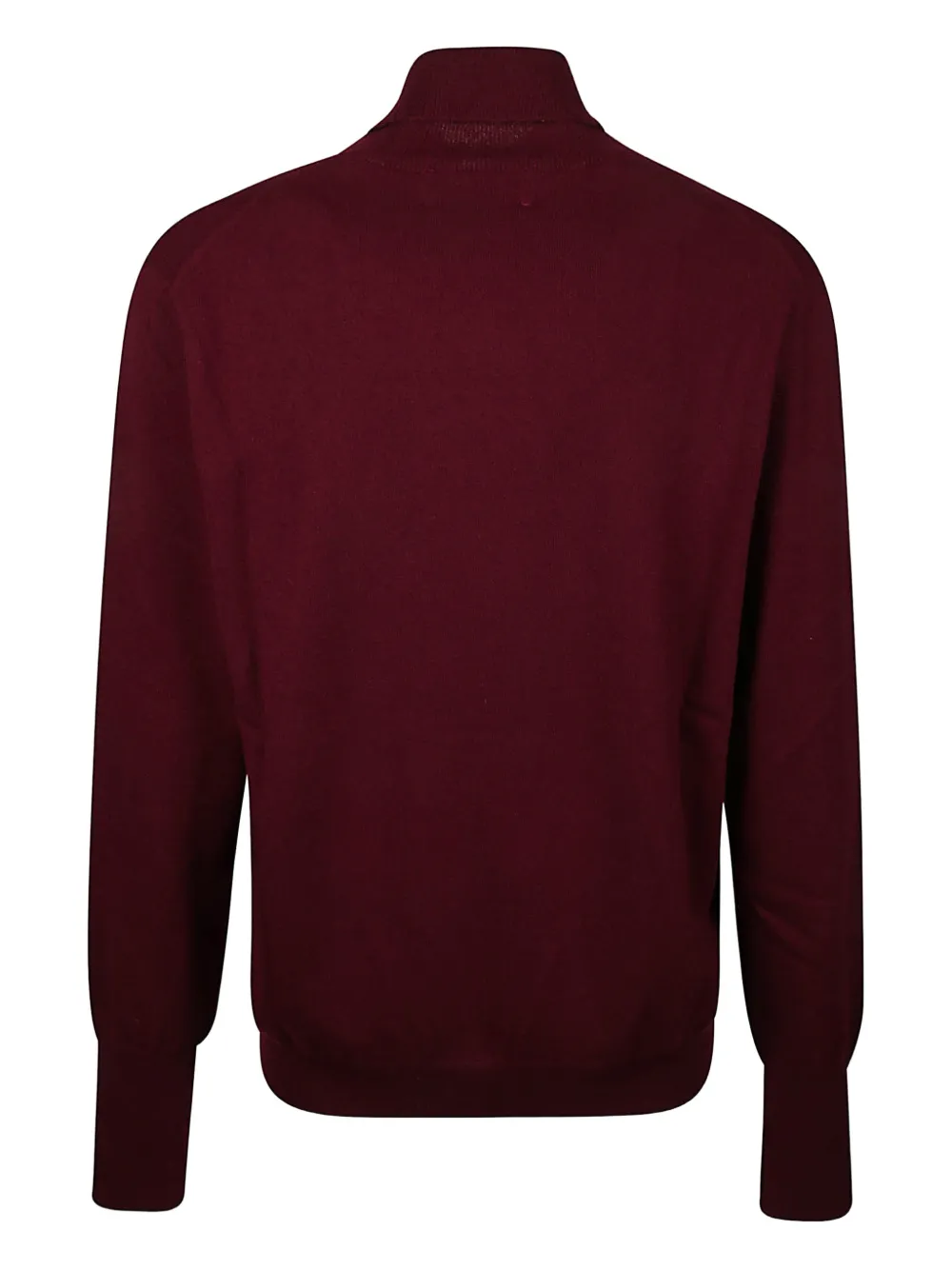 Ballantyne turtleneck cardigan - Rood
