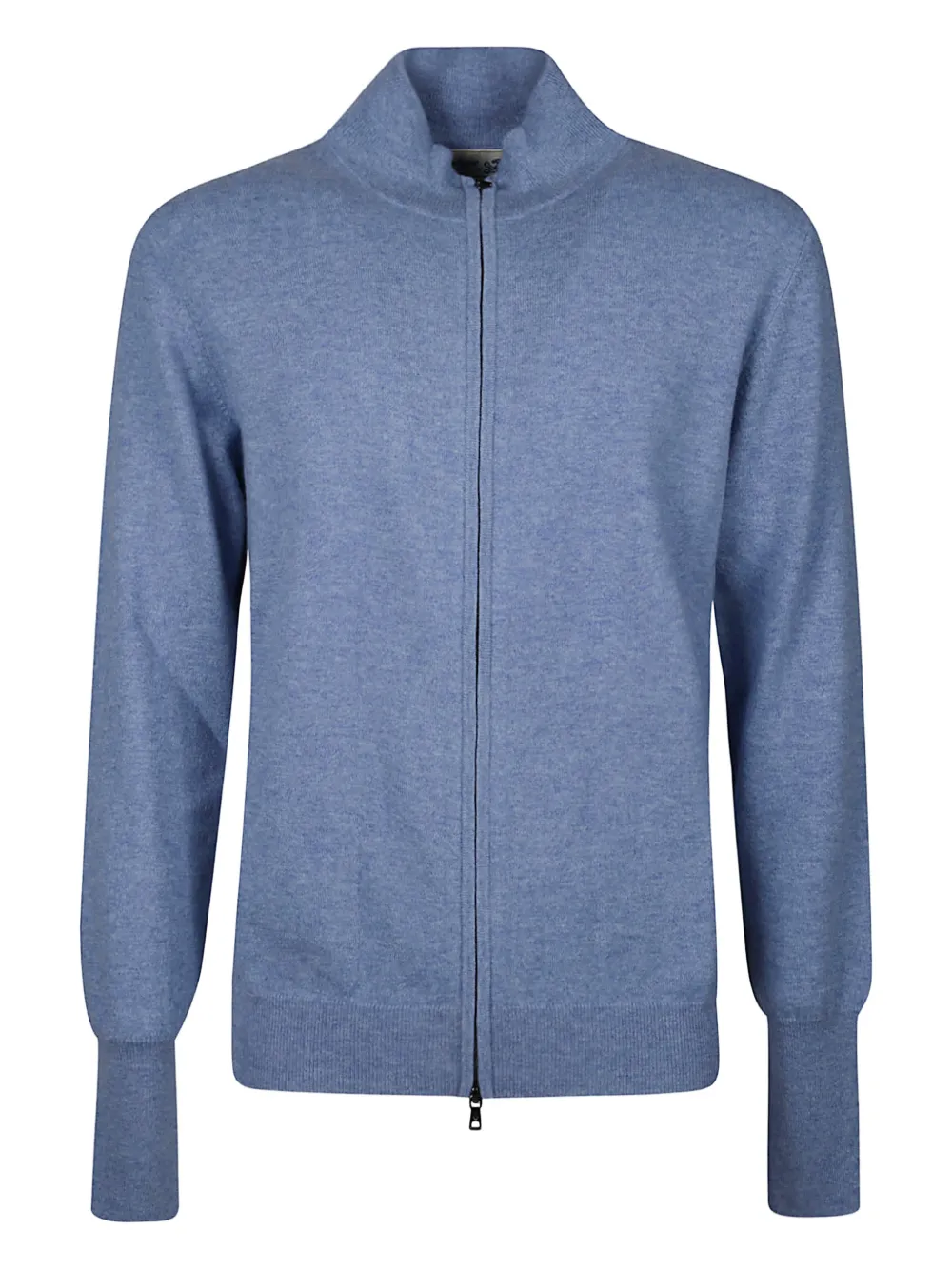 Ballantyne zip cashmere cardigan - Blu