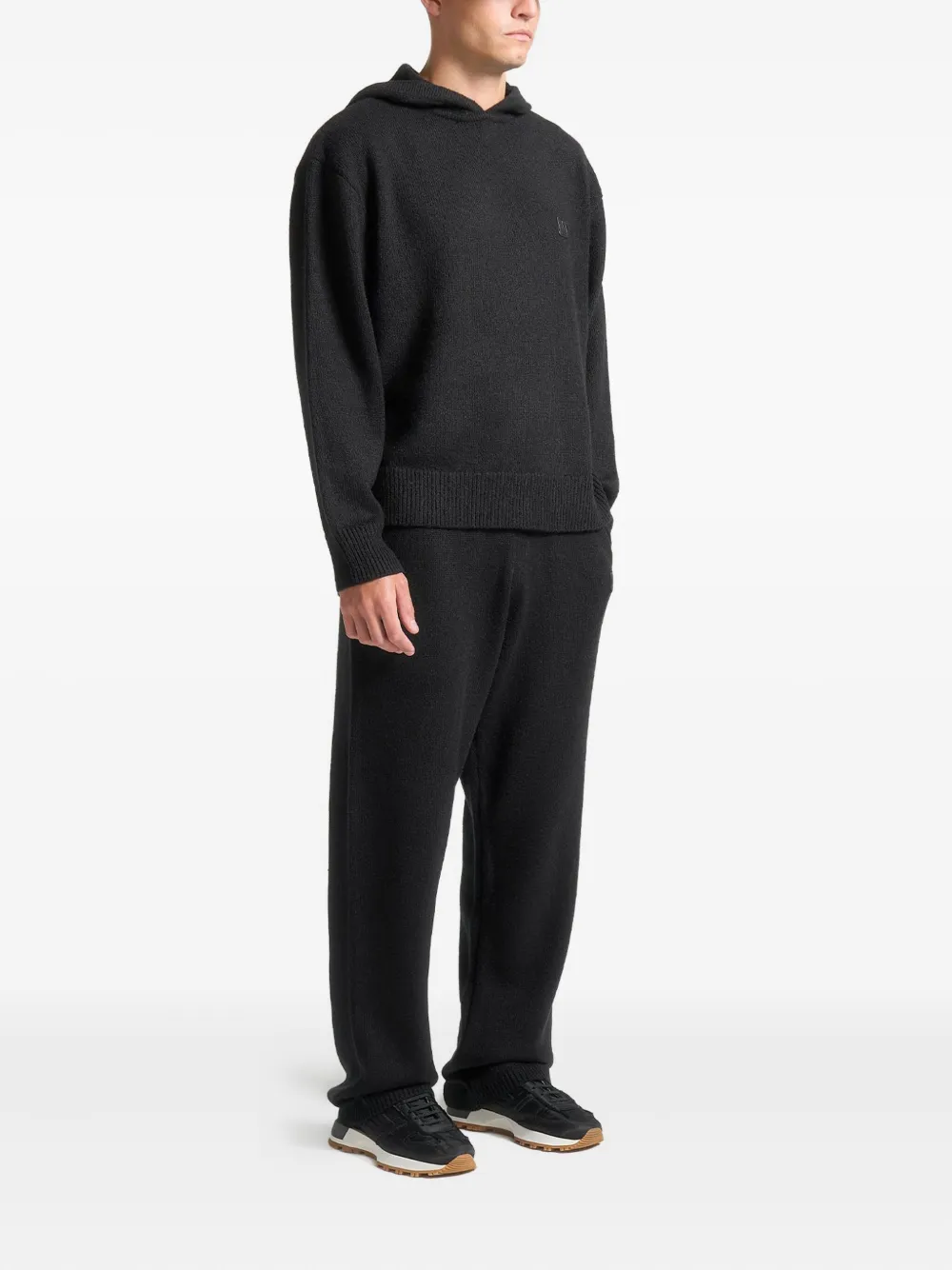 Manière De Voir Hoodie met logopatch Zwart